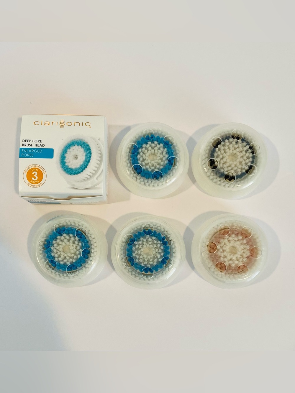 Clarisonic Deep Pore Replacement Brush Heads (Pack of 6)